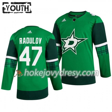 Dětské Hokejový Dres Dallas Stars Alexander Radulov 47 Adidas 2019-20 St. Patrick's Day Authentic